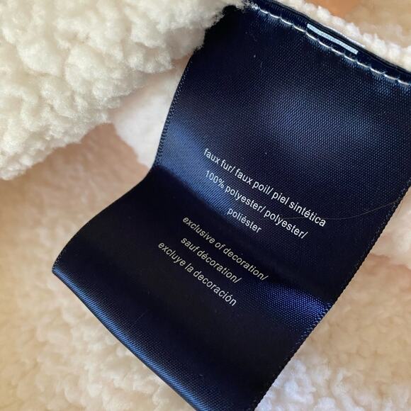 Tommy Hilfiger Women’s Faux Sherpa Pullover Half Zip Medium EUC - Picture 8 of 13